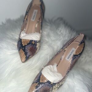 Steve Madden Multicolor Snakeskin Heels